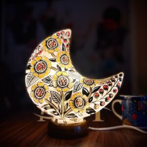 Moon Shape Camel Skin Lamp