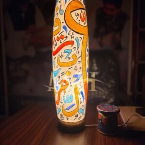 Bottle Shaped Camel Skin Lamp